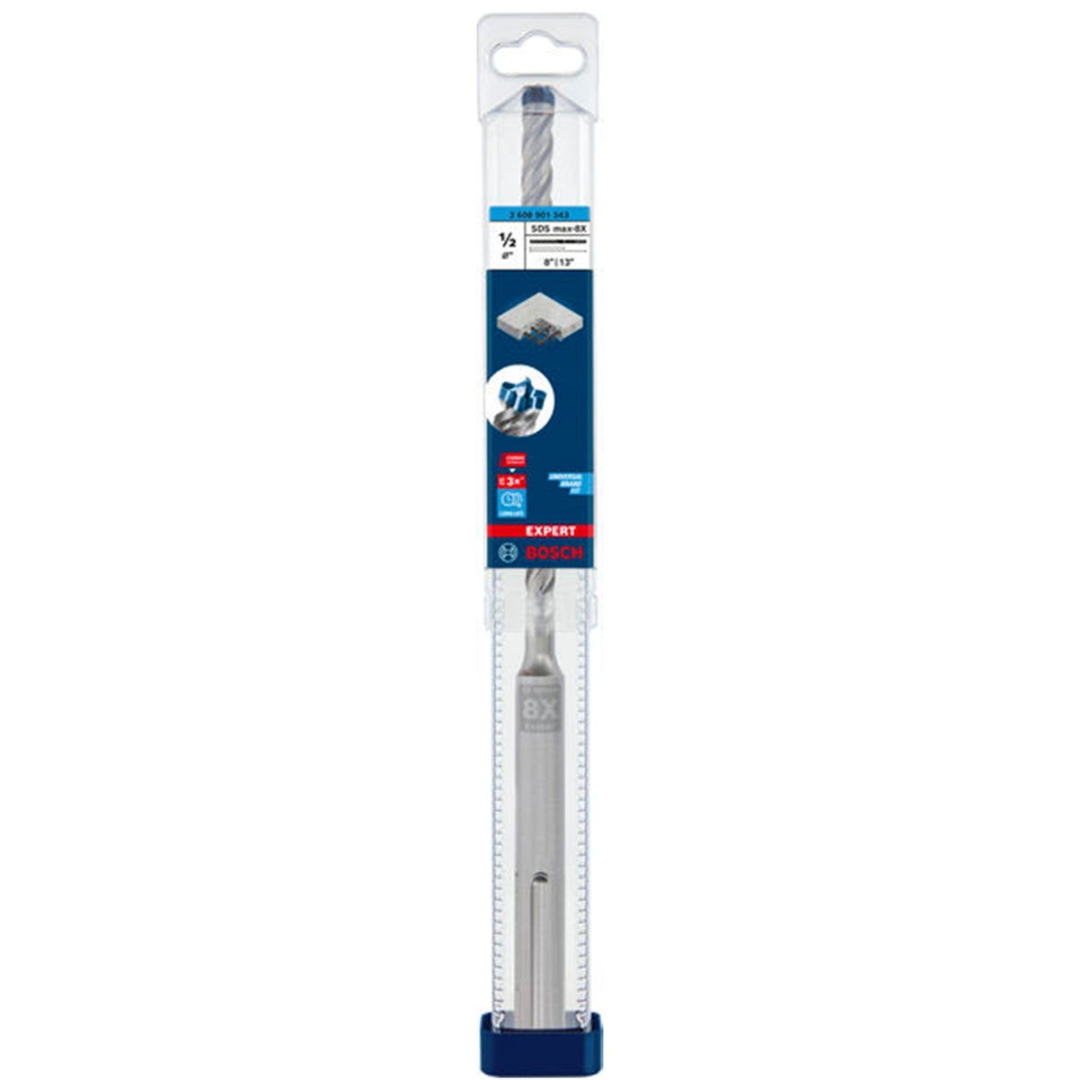 Broca SDS-MAX 8X 1/2" x 13" EXPERT Bosch 2608901343