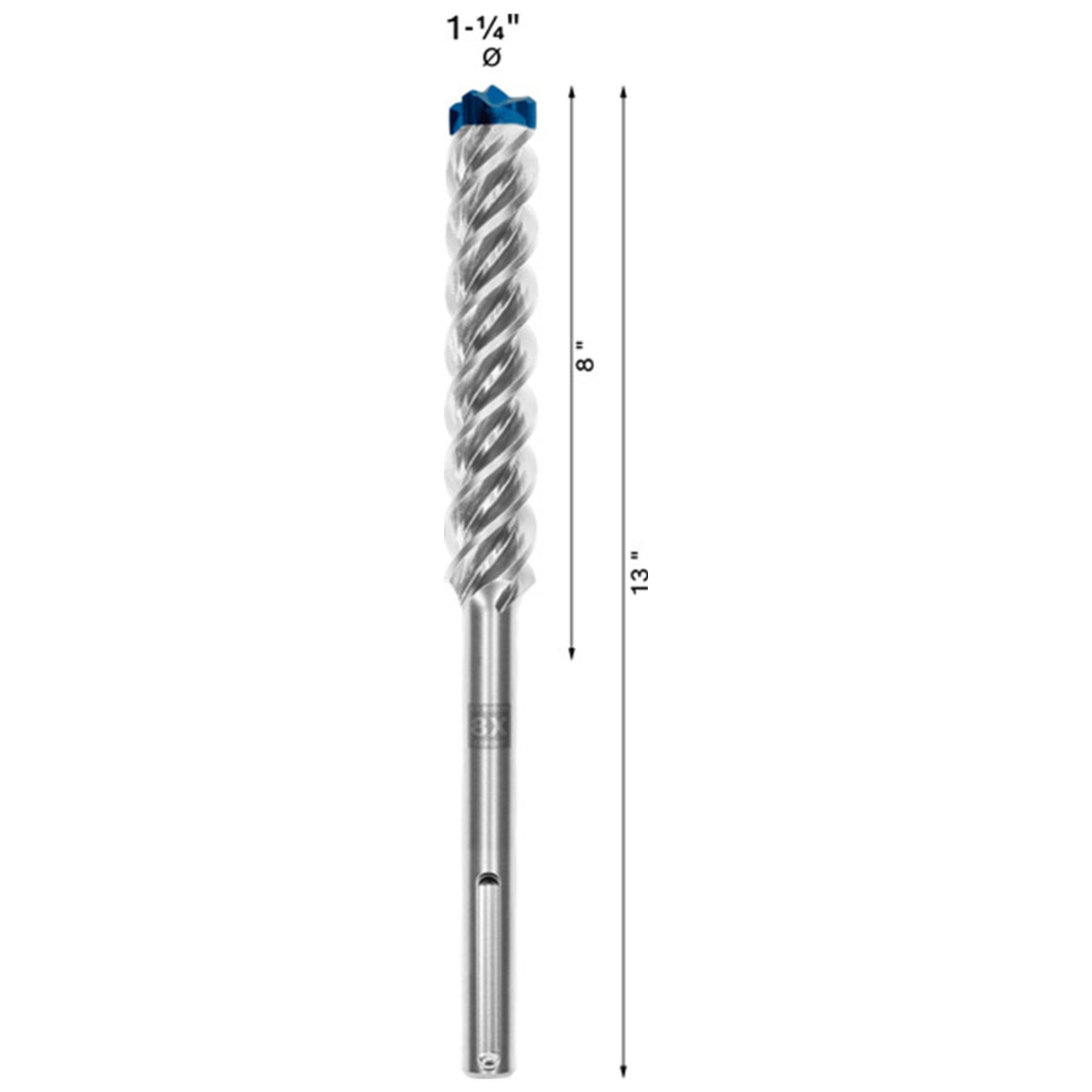 Broca SDS-MAX 8X 1- 1/4" x 13" EXPERT Bosch 2608901372