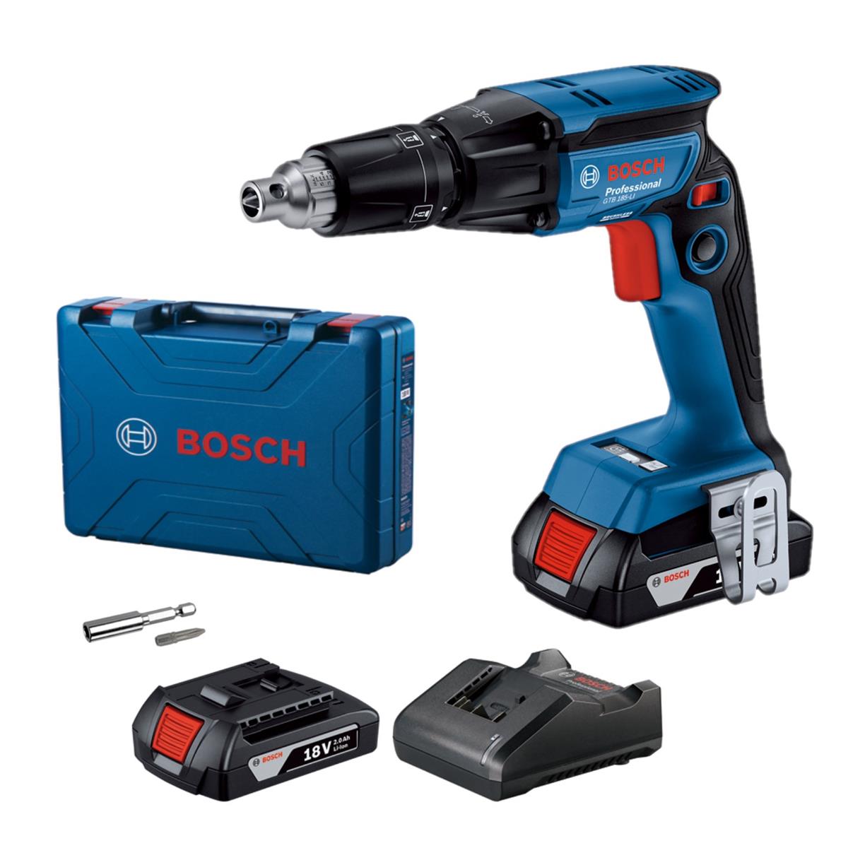Atornillador para Tablaroca Inalámbrico Hexagonal de 1/4" de 18V Bosch 06019K70G0