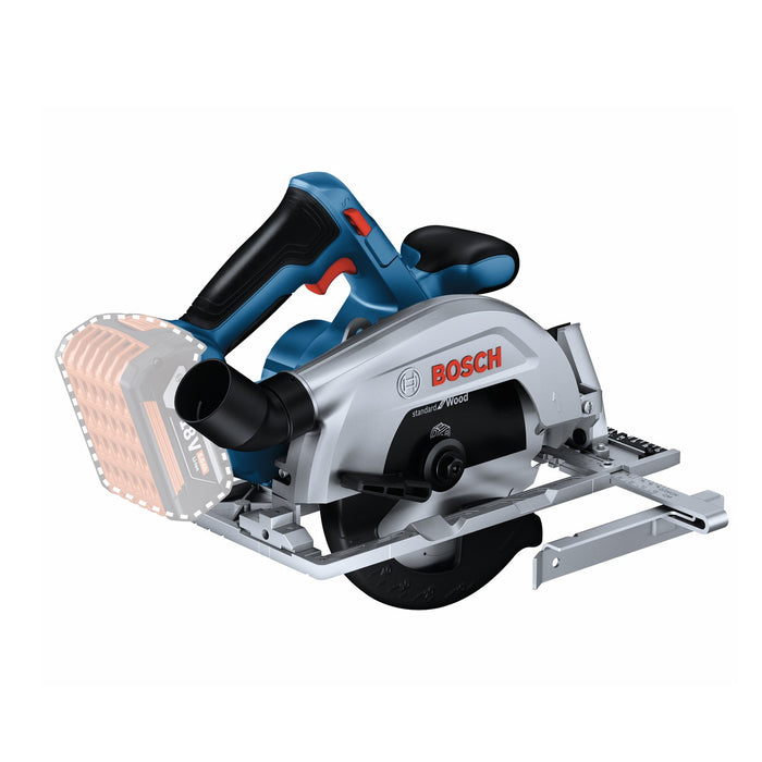Sierra Circular Inalámbrica 6½" 18V Brushless (GKS 185-LI) + Regalo Bosch 06016C12E1-P1