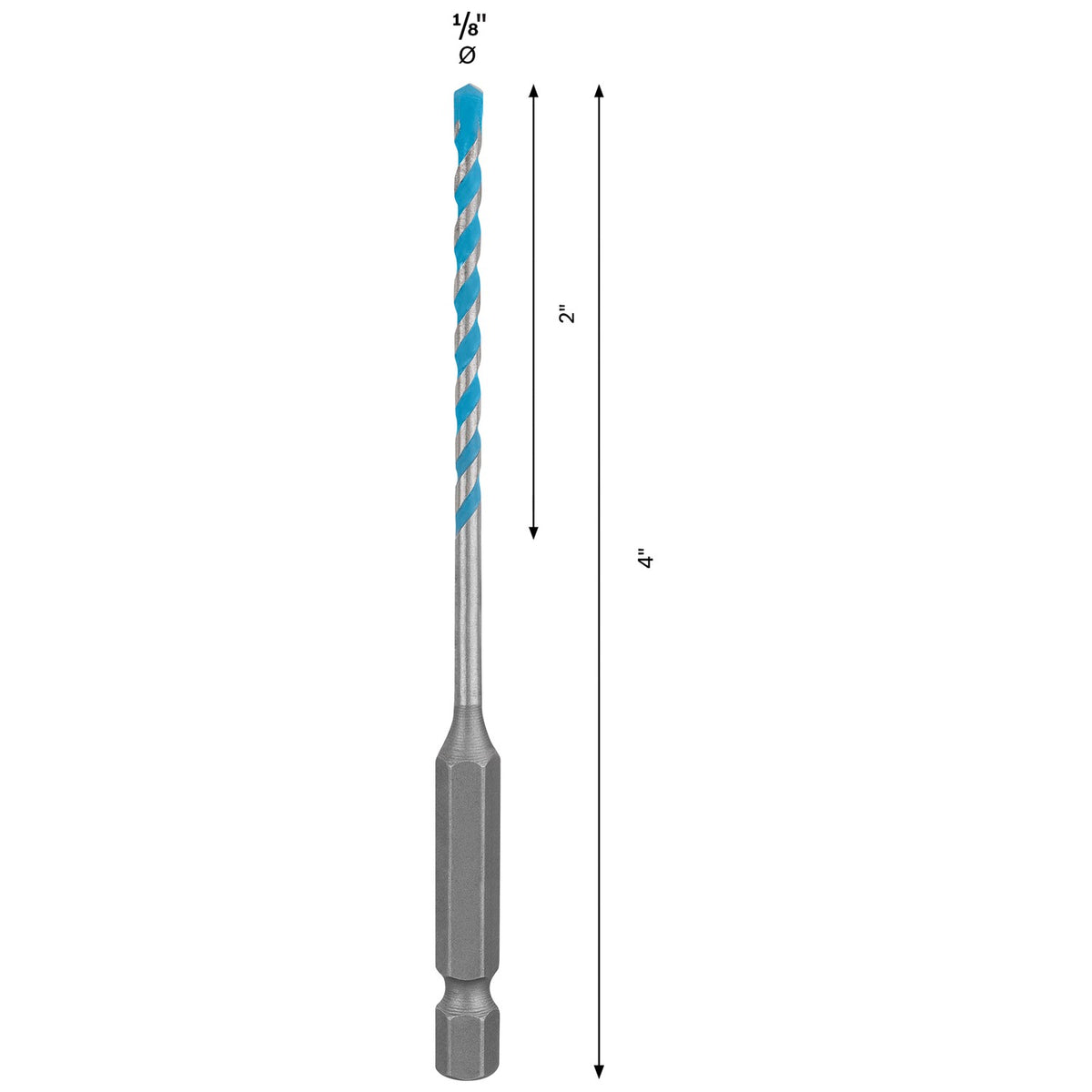 BROCA MULTIM 1/8"X4" HEX EXPERT BOSCH