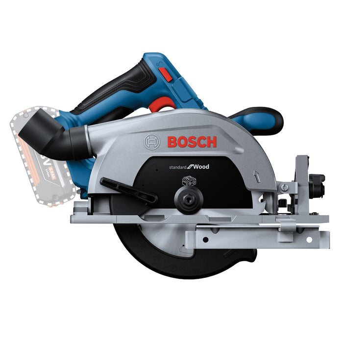 Sierra Circular Inalámbrica 6½" 18V Brushless (GKS 185-LI) + Regalo Bosch 06016C12E1-P1