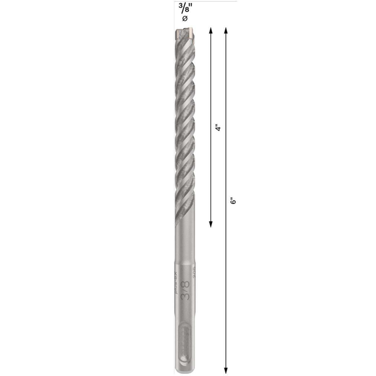 Broca Sds Plus-5x de 3/8" X 4" X 6"  Bosch 2608836674