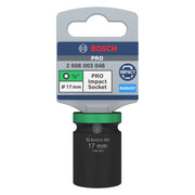 Dado de Impacto PRO 1/2" x 17mm Estándar Bosch 2608003048
