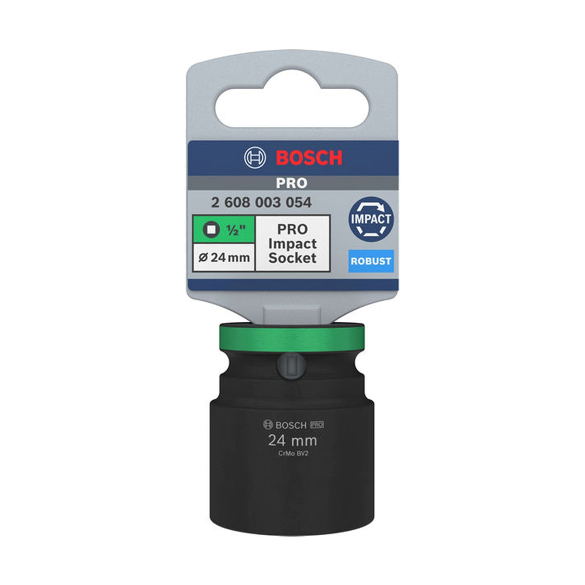 Dado de Impacto PRO 1/2" x 24 mm Estándar Bosch 2608003054