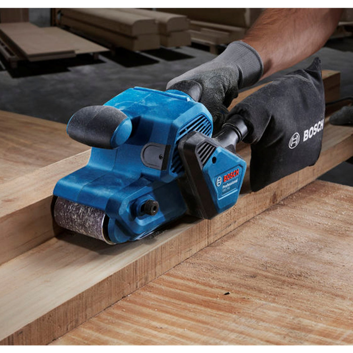 Lijadora de Banda 3” × 21” 850 W GBS 750 Bosch Professional 06012C10G0