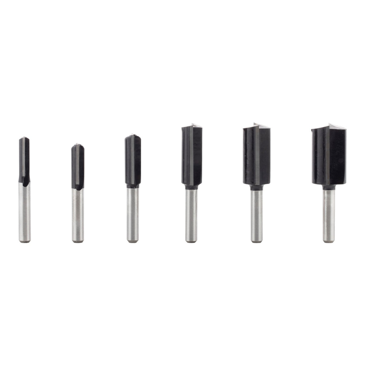 Juego de 6 Fresas Rectas para Router 1/4" Bosch PRO 2607017467