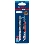 Segueta Caladora para Madera Dura 2 Pzas T144DHM EXPERT Bosch 2608901706