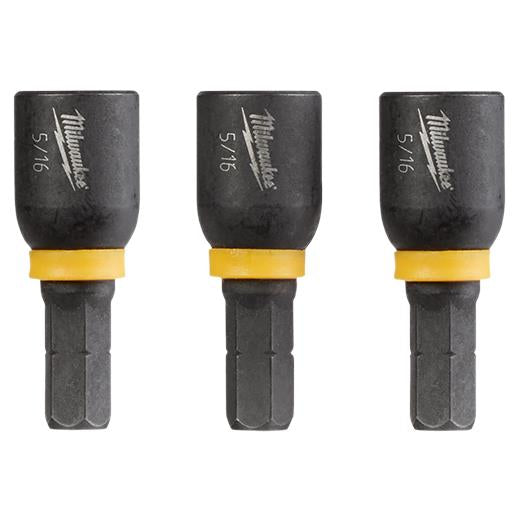 Dado de Impacto de 5/16" Entrada Hex 1/4" (3 Piezas) SHOCKWAVE®  Milwaukee 49-66-4513
