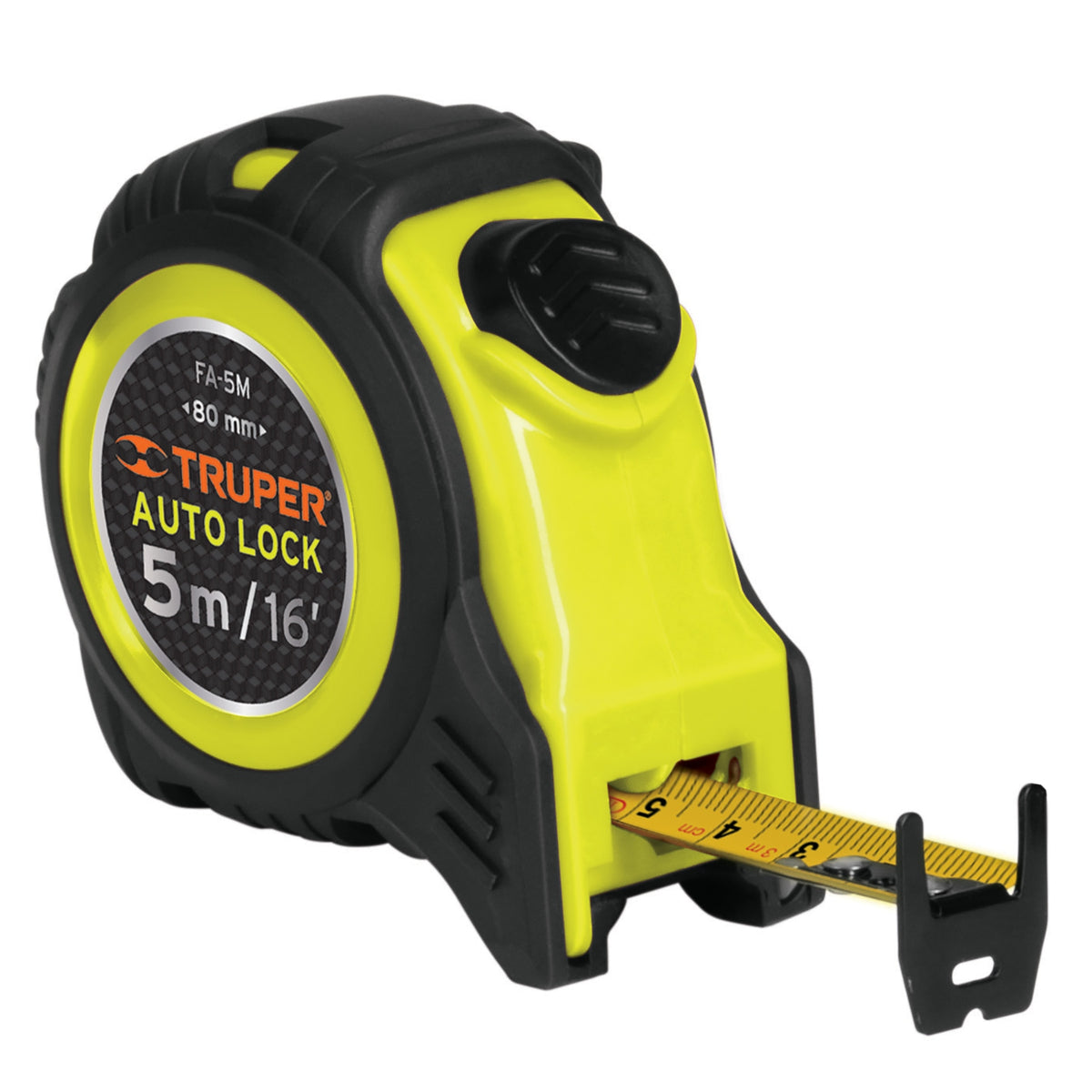 Flexómetro Auto-Lock Contra Impactos 5m Truper 10747 | FA-5M