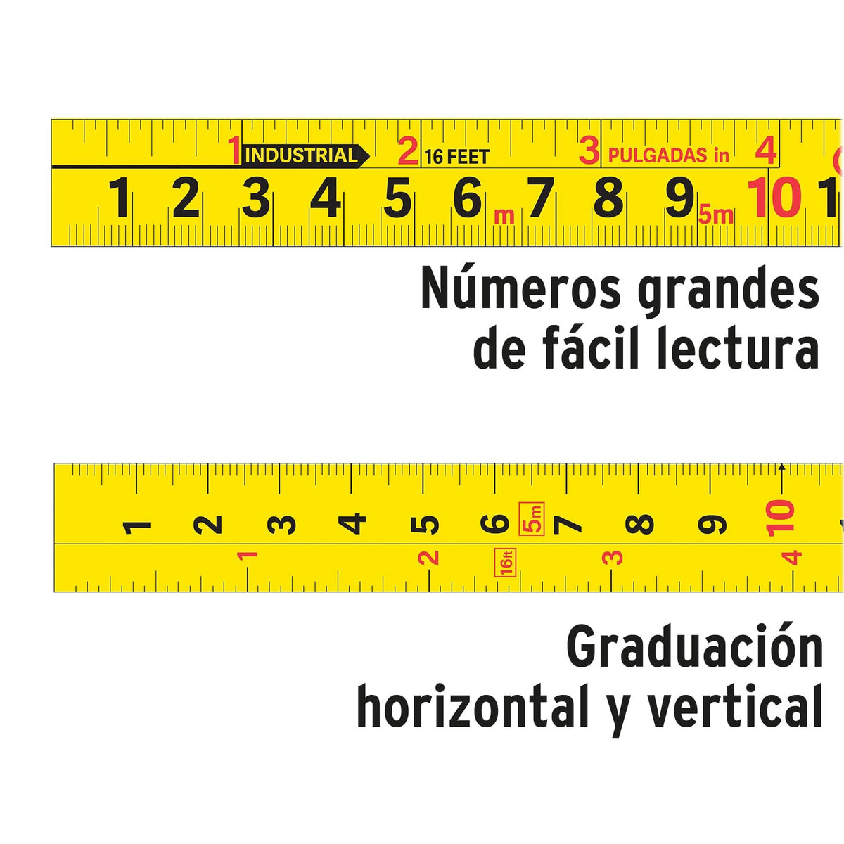 Flexómetro Auto-Lock Contra Impactos 8m Truper 10749 |  FA-8M