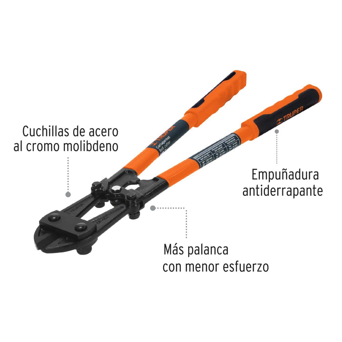 Cortapernos Profesional de 18" Truper 12832 | CP-18X