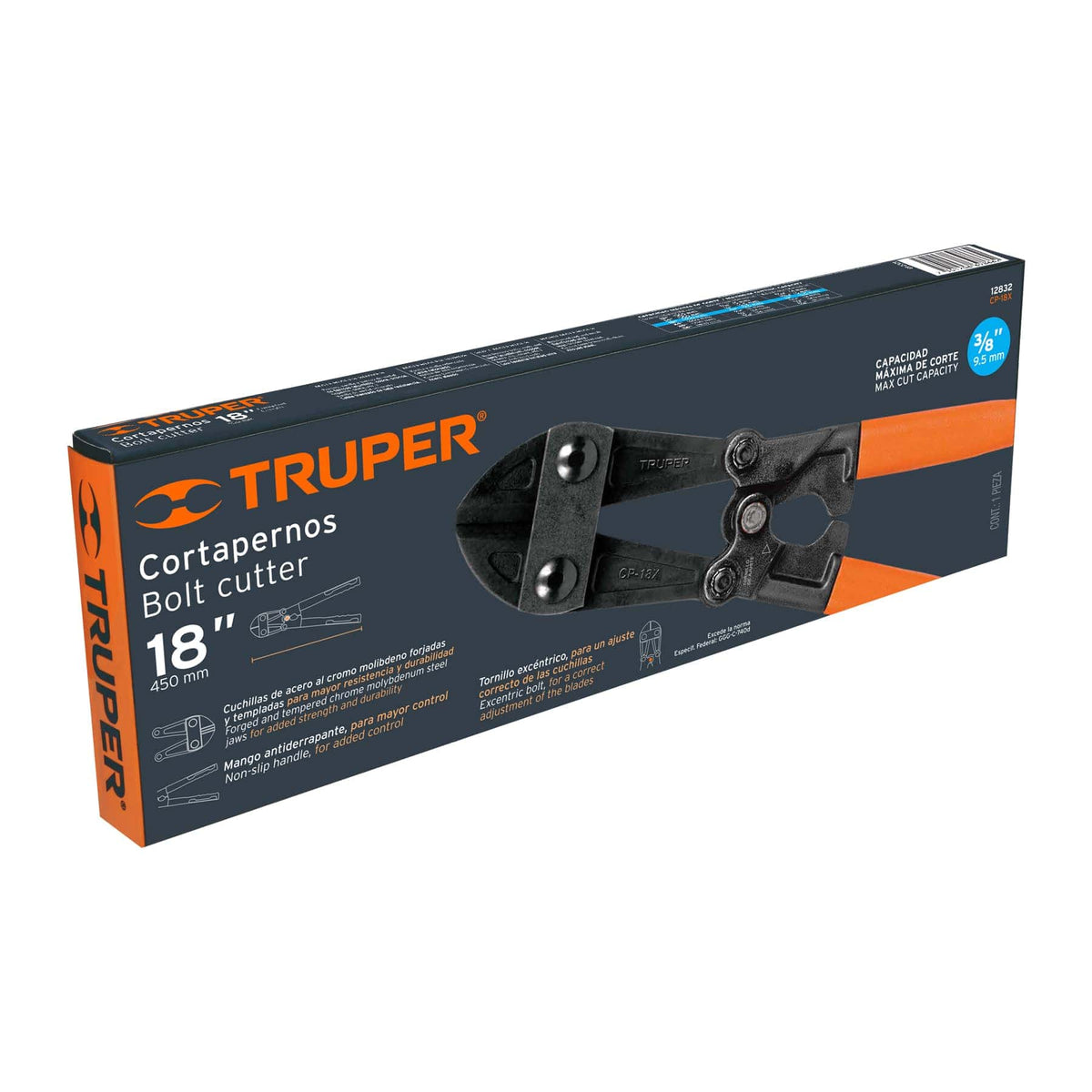 Cortapernos Profesional de 18" Truper 12832 | CP-18X