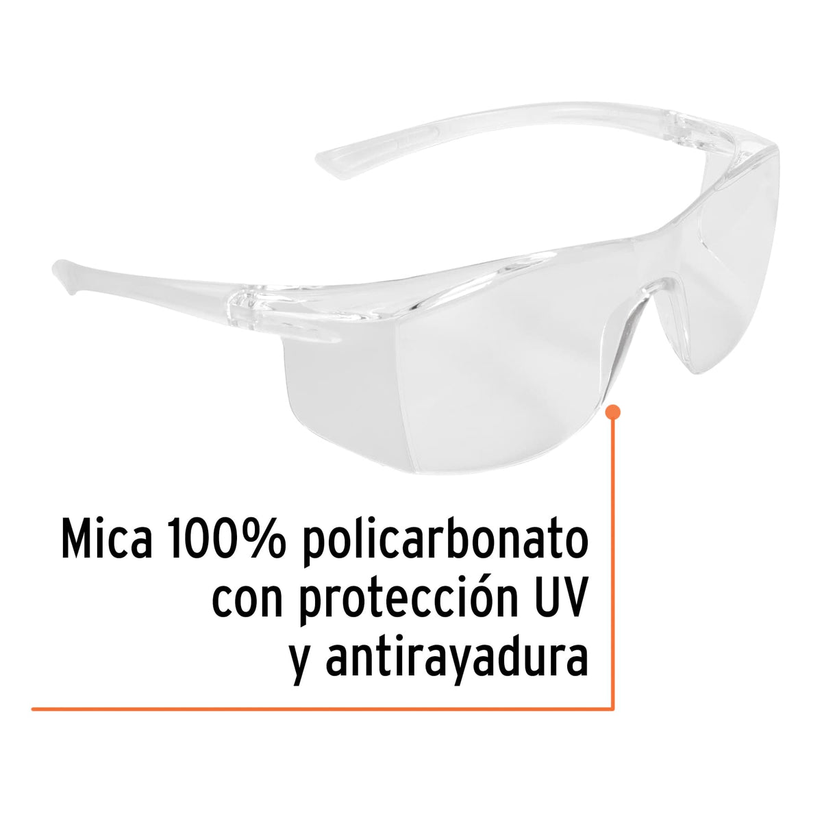 Gafas de Seguridad Ultralite Transparentes Truper 14293 | LEN-LT
