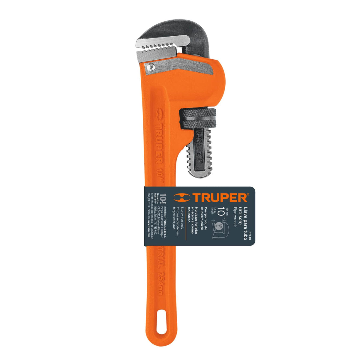 Llave Stilson de 10" Truper 15836 | STI-10