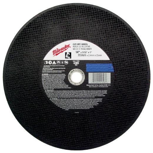 Disco Abrasivo de 14" para Corte de Metal Milwaukee 49-94-1405