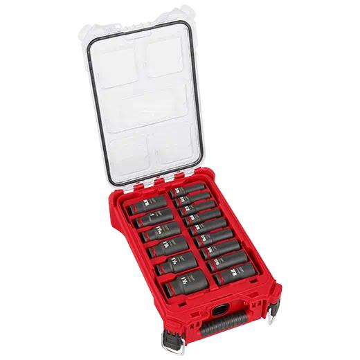 Organizador PACKOUT™ con 15 Dados de 1/2" SHOCKWAVE™ Milwaukee 49-66-6802