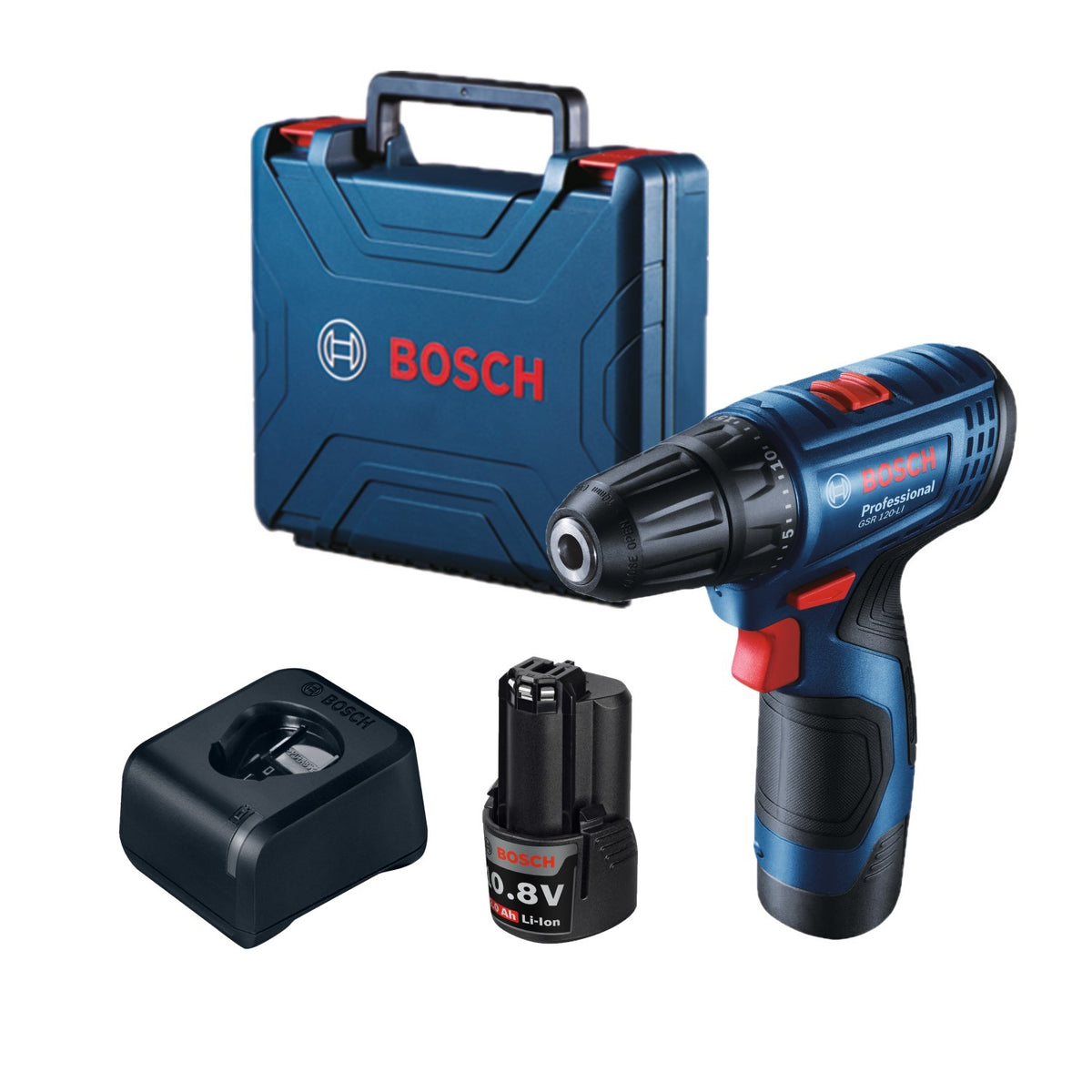 Taladro / Atornillador Inalámbrico de 3/8" 12V Bosch (GSB 120-LI) 06019G80G0