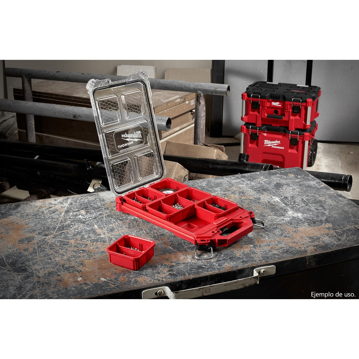 Organizador Delgado Compacto PACKOUT™ Milwaukee 48-22-8436