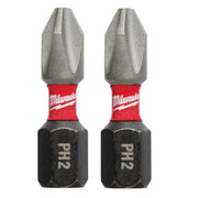 Punta de Impacto PH2 de 1" (2 Piezas) SHOCKWAVE™ Milwaukee 48-32-4412