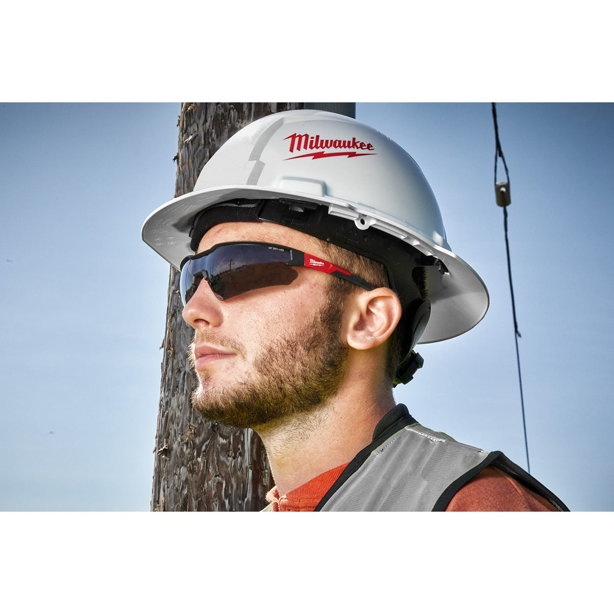 Paquete de 3 Gafas de Seguridad Anti-Rayones Oscuros Milwaukee 48-73-2054