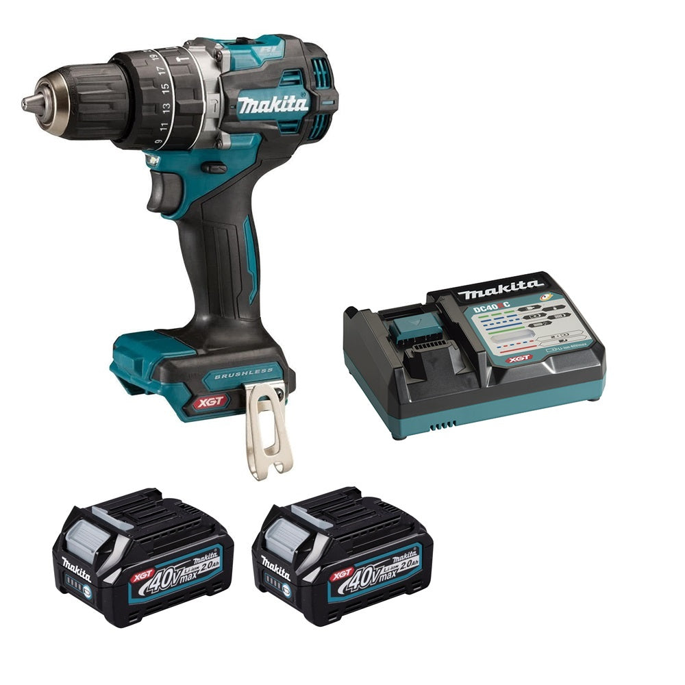 Rotomartillo Inalámbrico de 1/2" 40V XGT Brushless Makita HP002GA201