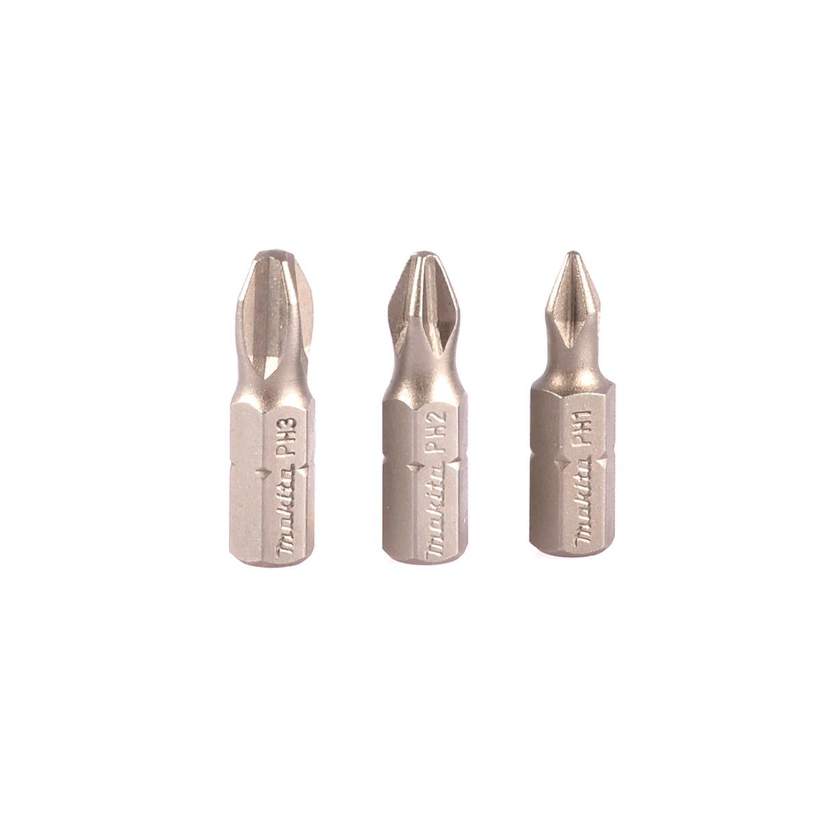 Juego de Puntas Phillips de 1" (3 Piezas) Makita B-24511