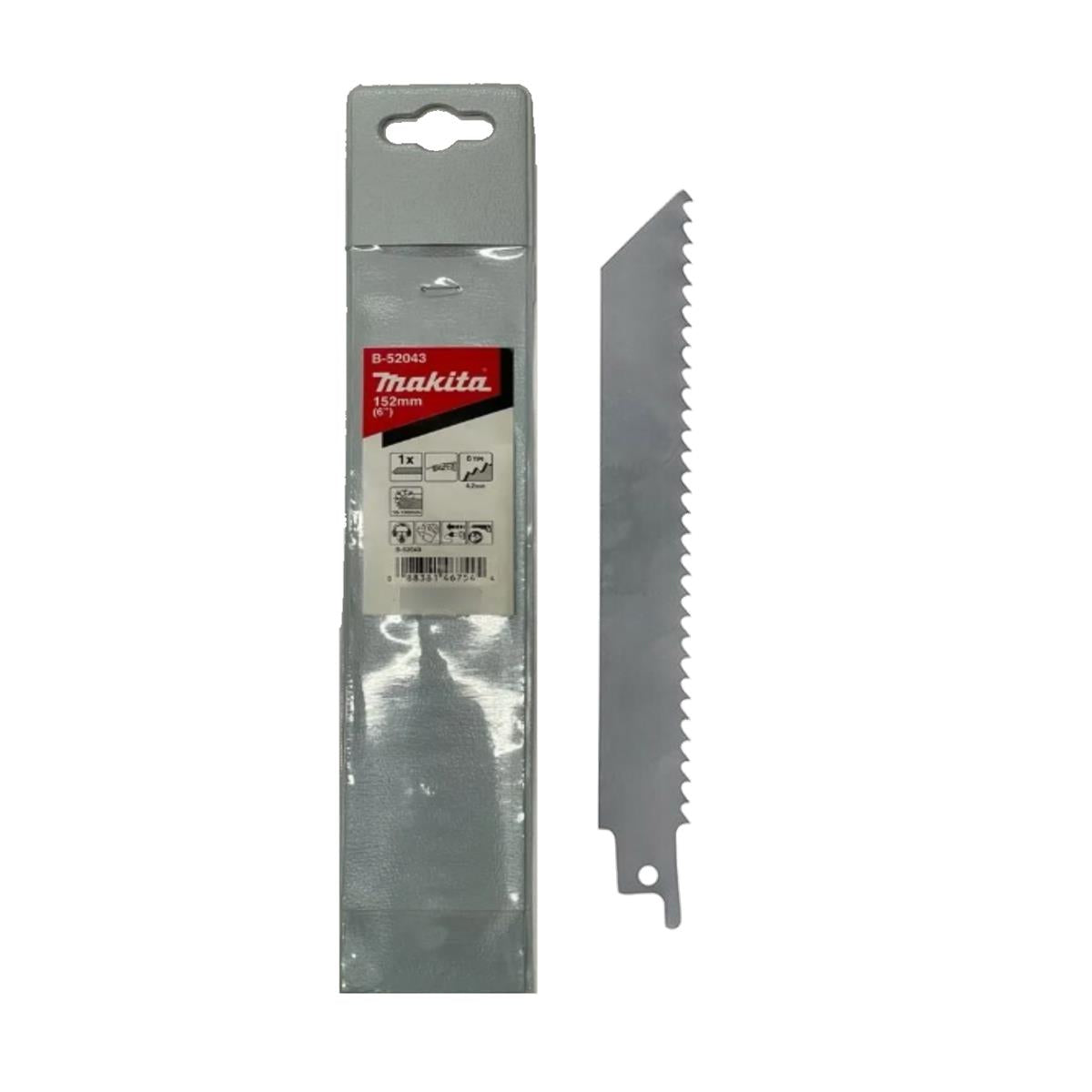Segueta para Sierra Reciproca de 6" para Material Congelado Makita B-52043