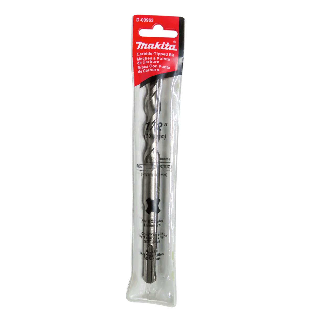 Broca SDS-Plus de 1/2" x 6¼" Makita D-00963