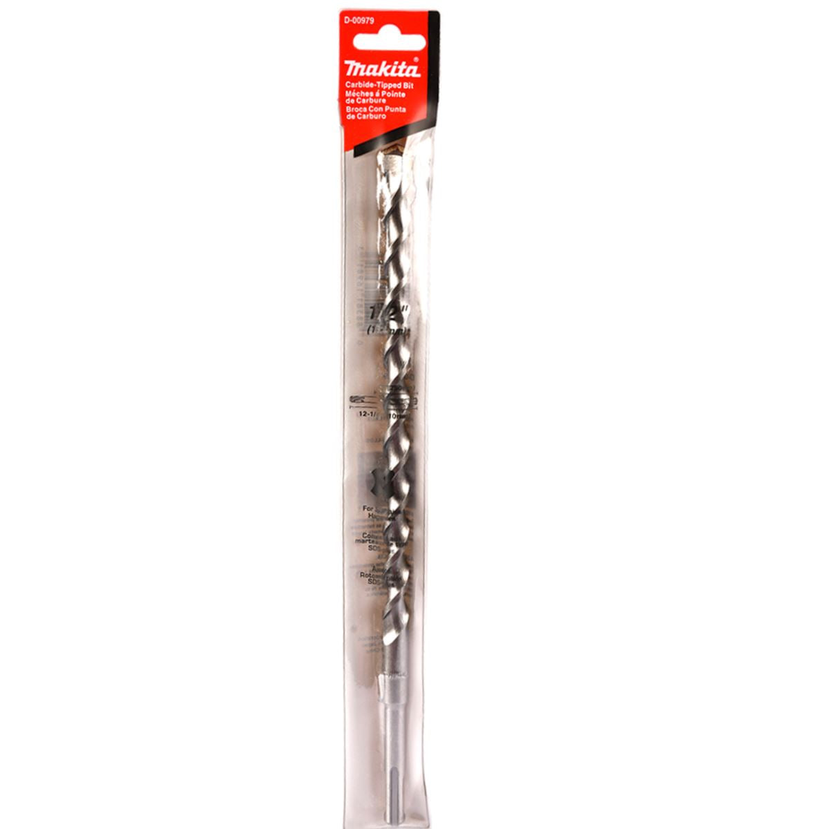 Broca SDS-Plus de 1/2" x 12¼" Makita D-00979