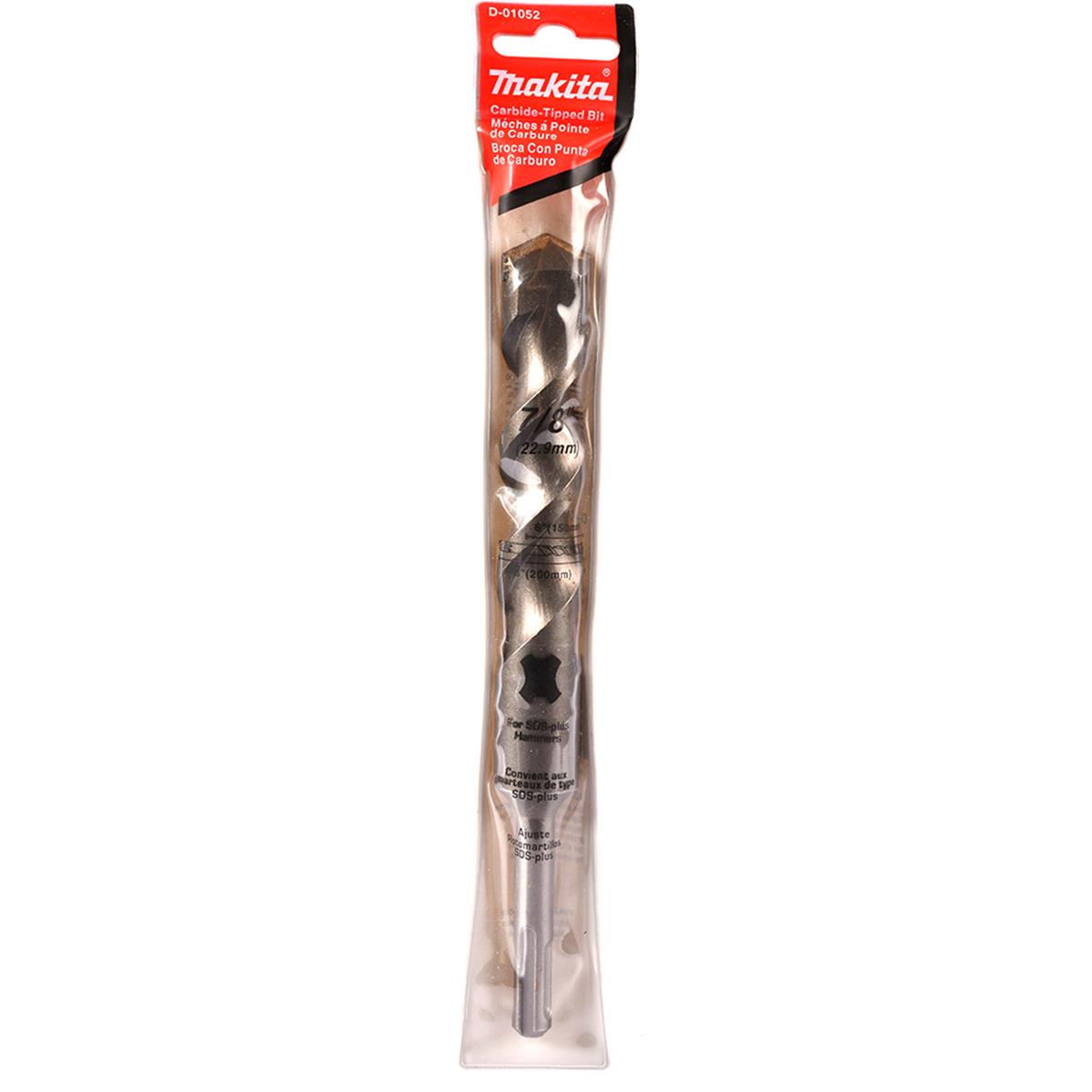Broca SDS-Plus de 7/8" x 8" Makita D-01052