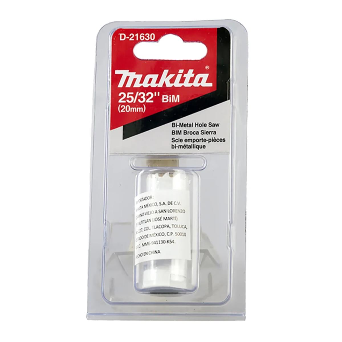 Broca Sierra Bimetálica HSS de 25/32" Makita D-21630
