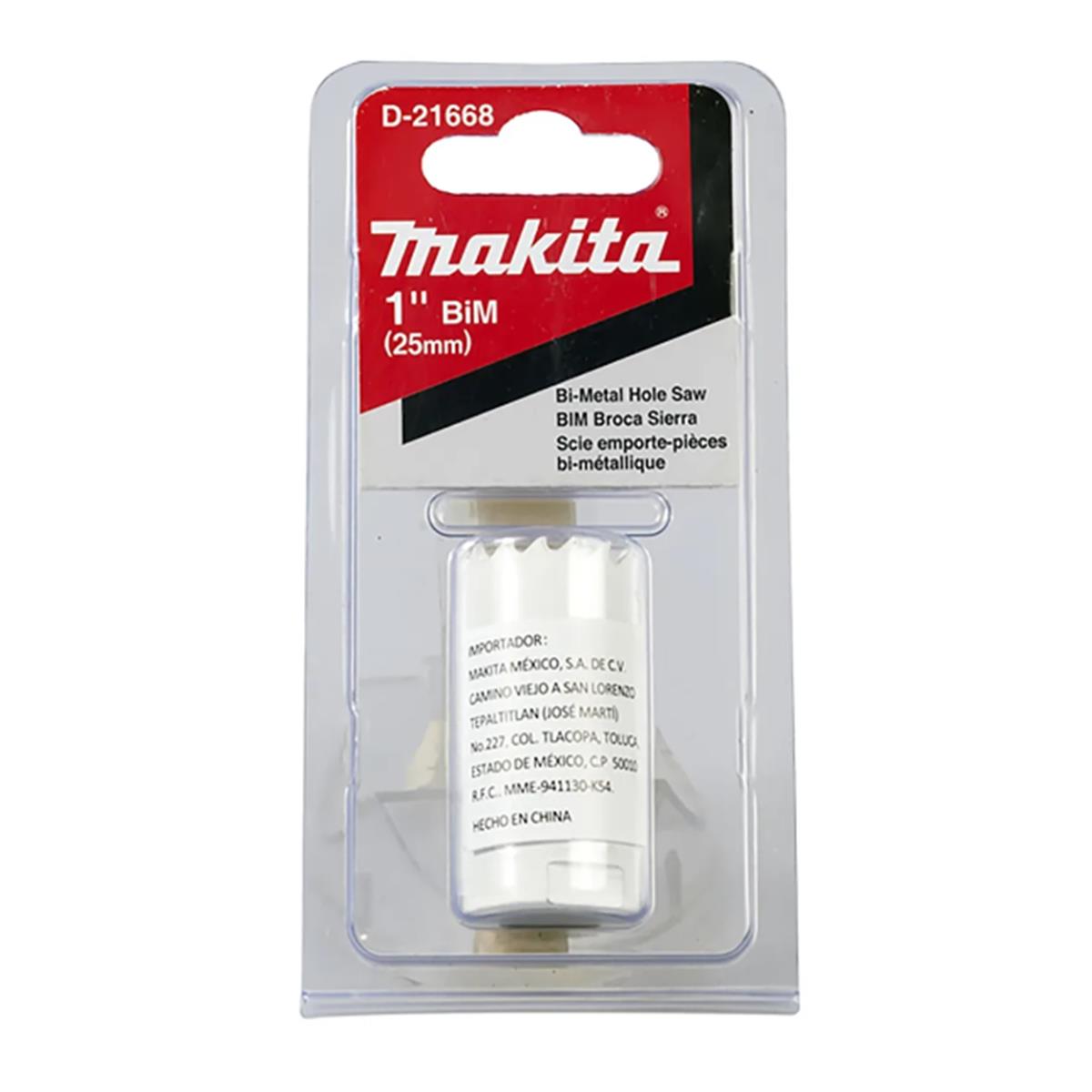 Broca Sierra Bimetálica HSS de 1" Makita D-21668