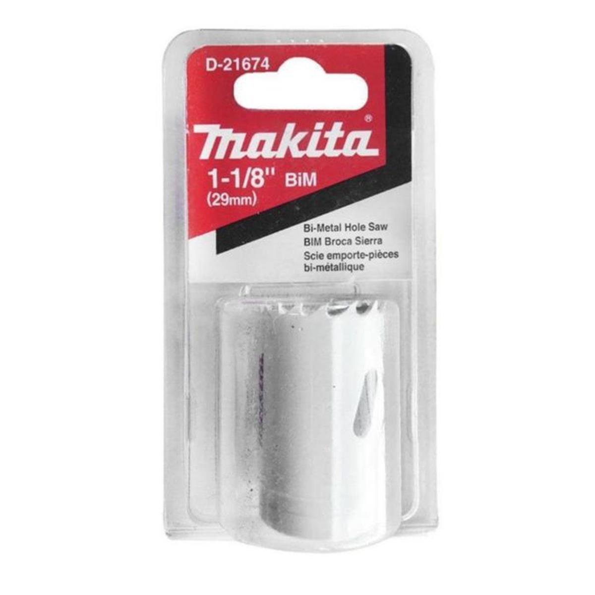 Broca Sierra Bimetálica HSS de 1-1/8" Makita D-21674