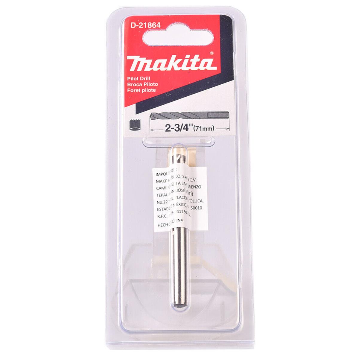 Broca Piloto de 2¾" para Broca Sierra Bimetálica Makita D-21864