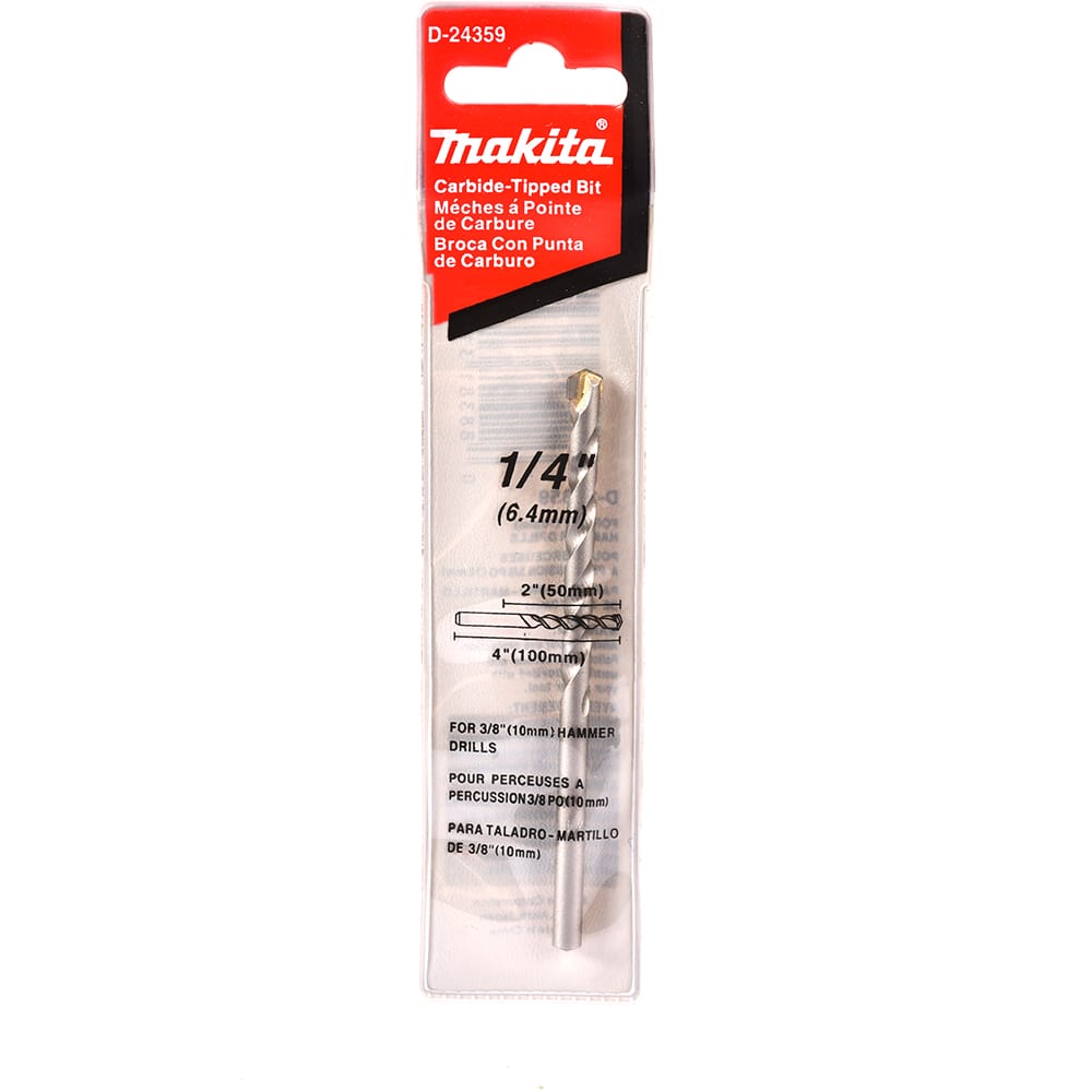Broca de 1/4"x4" para Concreto Makita D-24359