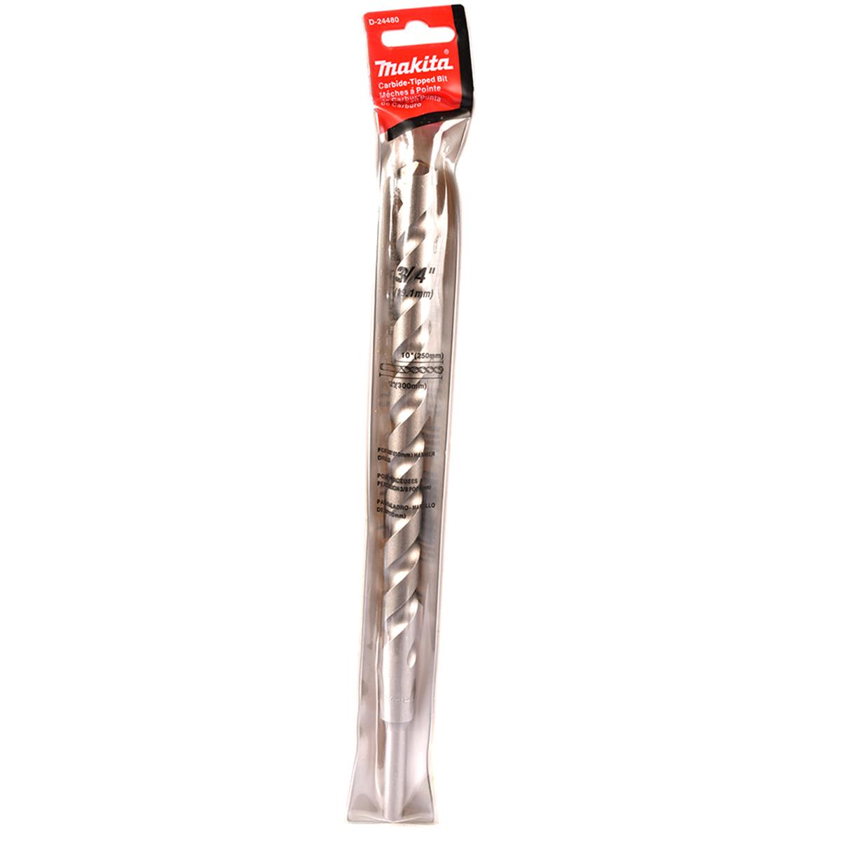 Broca de 3/4" x 12" para Concreto Makita D-24480