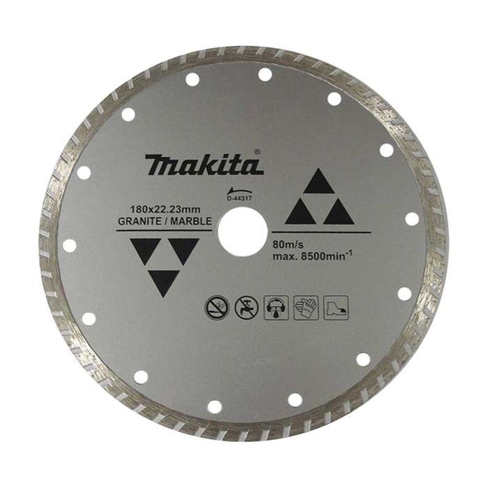 Disco de Diamante Turbo de 7” para Corte de Mármol Makita D- 44317