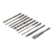 Juego de Brocas y Cinceles SDS-Plus (10 Piezas) Makita D-45820