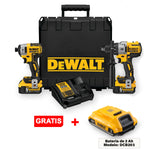 Combo Rotomartillo/ Atornillador De Impacto 20V MAX* X3 DEWALT DCK299P2