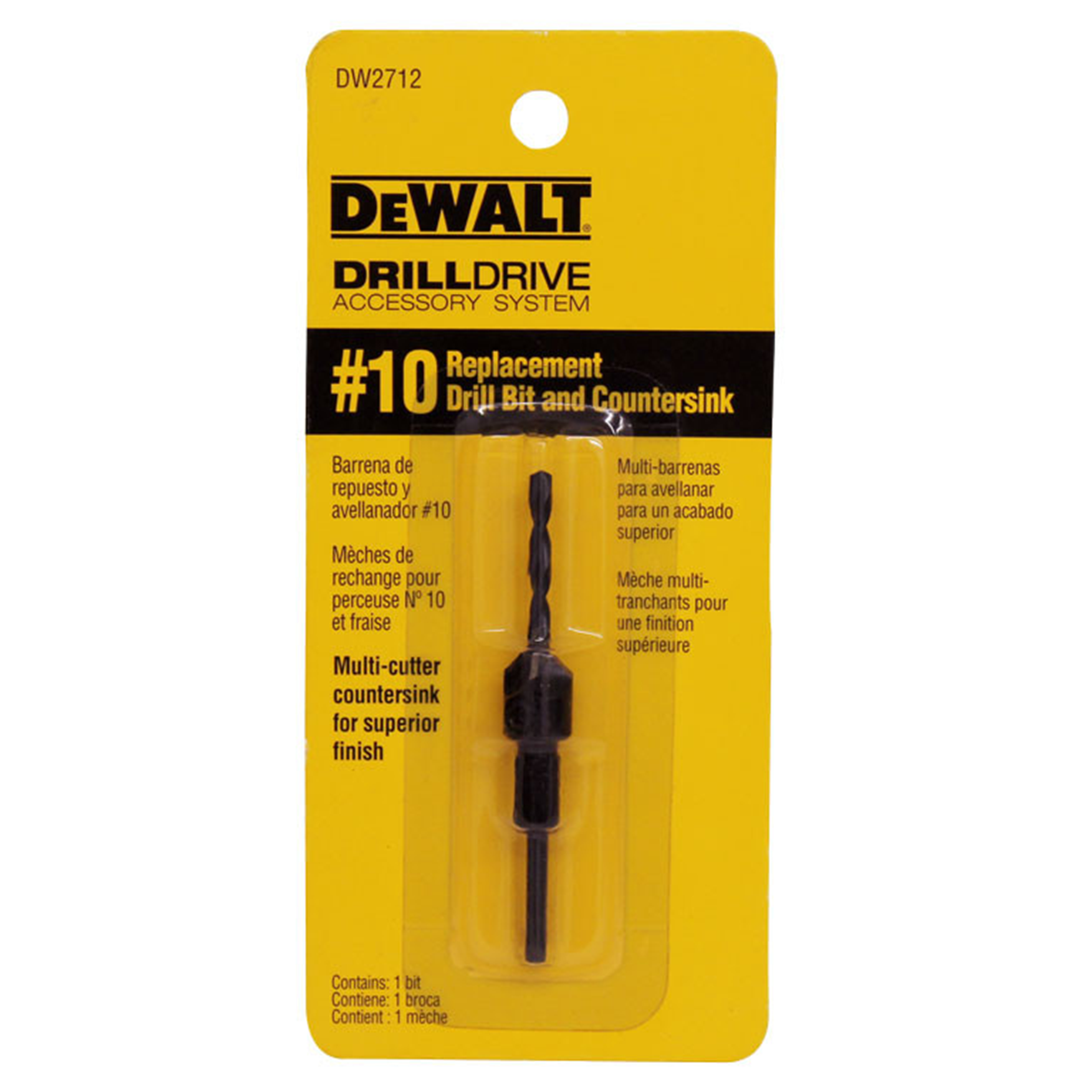 Avellanador #10 DEWALT DW2712