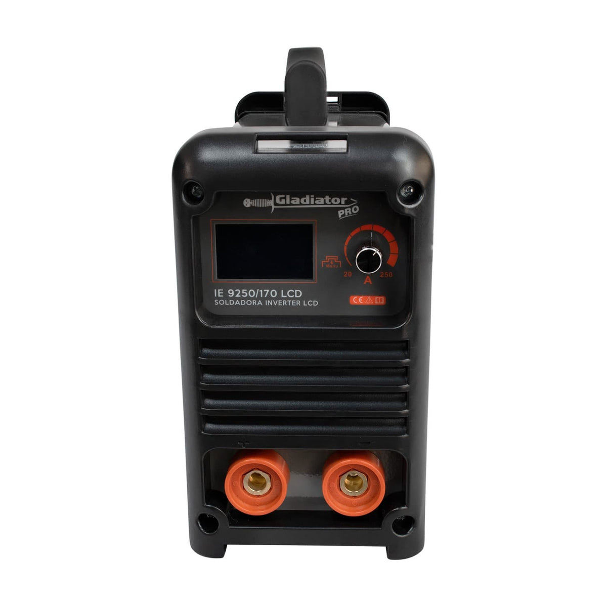 Soldadora Inversor 2 en 1 Bivoltaje de 250A con Pantalla LCD Gladiator IE 9250/170 LCD
