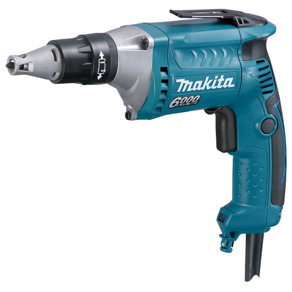 Atornillador para Tablaroca de 6,000 RPM 570W + Puntas y Maleta Makita