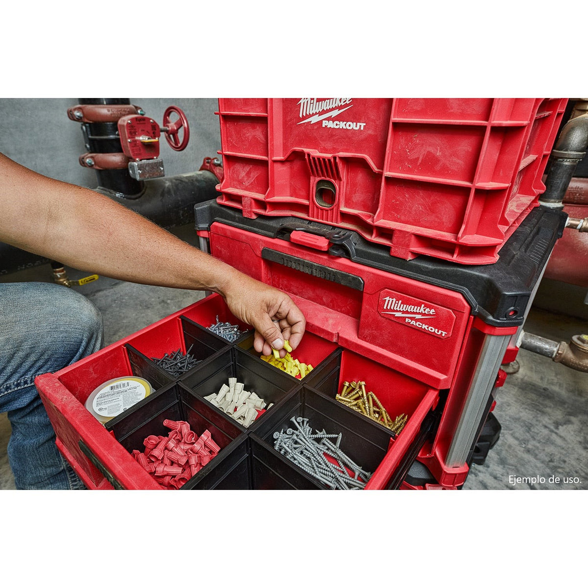 Caja de Herramientas de 2 Cajones PACKOUT™ Milwaukee 48-22-8442